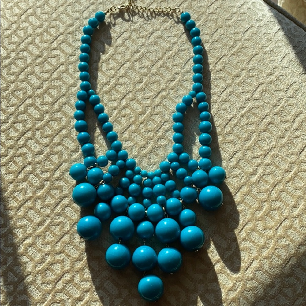 Beaded statement necklace